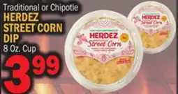 C Town HERDEZ STREET CORN DIP 8 Oz. Cup offer