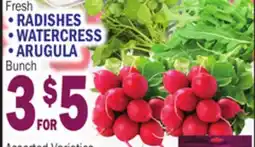 C Town RADISHES, WATERCRESS, ARUGULA offer