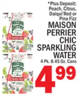 C Town MAISON PERRIER CHIC SPARKLING WATER offer