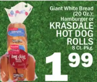 C Town KRASDALE HOT DOG ROLLS offer