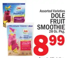 C Town DOLE FRUIT SMOOTHIE offer