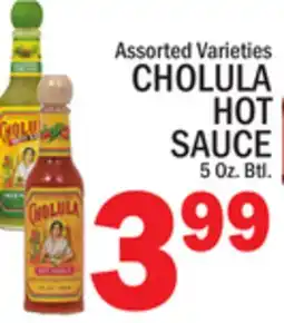 C Town CHOLULA HOT SAUCE offer