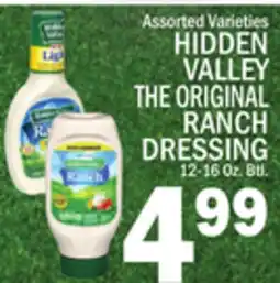 C Town HIDDEN VALLEY THE ORIGINAL RANCH DRESSING offer