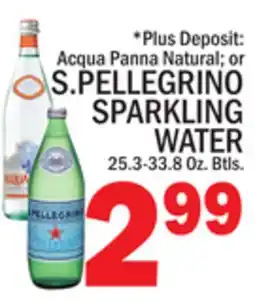 C Town S. Pellegrino Sparkling Water offer