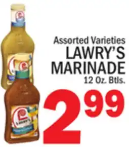 C Town LAWRY'S MARINADE offer