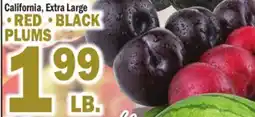 C Town RED, BLACK PLUMS offer
