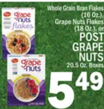 C Town Post Grape Nuts offer