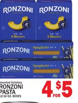 C Town RONZONI PASTA offer