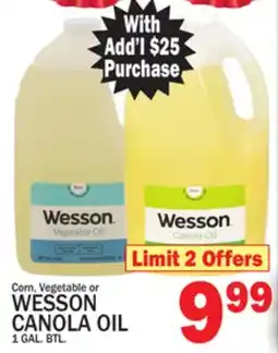 C Town WESSON CANOLA OIL offer