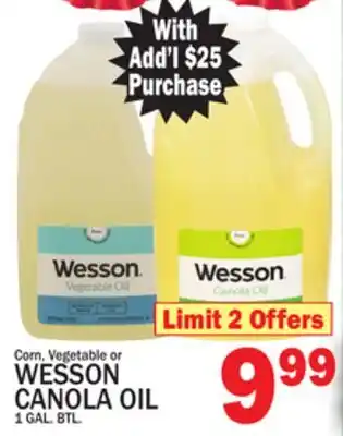 C Town WESSON CANOLA OIL offer