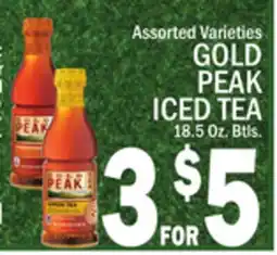 C Town GOLD PEAK ICED TEA offer