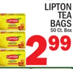 C Town LIPTON TEA BAGS offer