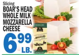 C Town BOAR'S HEAD WHOLE MILK MOZZARELLA CHEESE offer