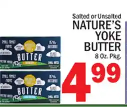C Town NATURE'S YOKE BUTTER offer