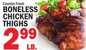 C Town BONELESS CHICKEN THIGHS offer