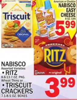 C Town NABISCO RITZ, TRISCUIT CRACKERS 7.1-8.5 OZ. BOXES offer