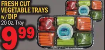 C Town FRESH CUT VEGETABLE TRAYS w/DIP offer