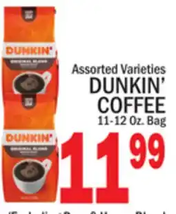 C Town DUNKIN' COFFEE offer