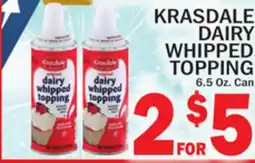 C Town KRASDALE DAIRY WHIPPED TOPPING offer
