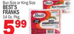 C Town BEST'S FRANKS offer