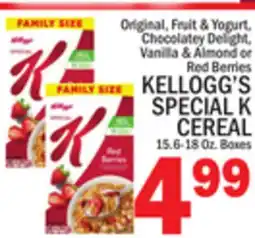 C Town KELLOGG'S SPECIAL K CEREAL offer