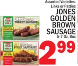 C Town JONES GOLDEN BROWN SAUSAGE offer