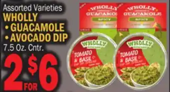 C Town WHOLLY GUACAMOLE, AVOCADO DIP offer