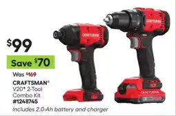 Lowe's V20 2-Tool Combo Kit offer