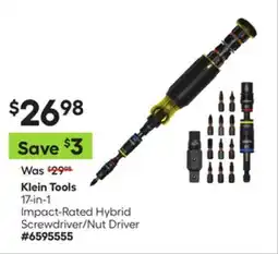 Lowe's 17-in-1 Impact-Rated Hybrid Screwdriver/Nut Driver offer