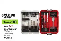 Lowe's 60-Piece Drill DRIVE Bit Set offer
