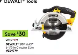 Lowe's 20V MAX* 6-1/2-in Circular Saw offer