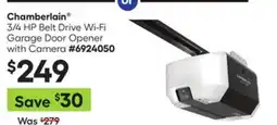 Lowe's 3/4 HP Belt Drive Wi-Fi Garage Door Opener with Camera offer