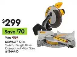 Lowe's 12-in 15-Amp Single Bevel Compound Miter Saw offer