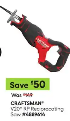 Lowe's V20F RP Reciprocating Saw offer