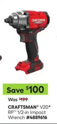 Lowe's V20F RP 1/2-in Impact Wrench offer
