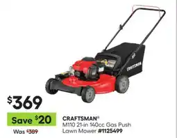 Lowe's M1110 21-in 140cc Gas Push Lawn Mower offer