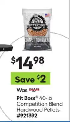 Lowe's 40-lb Competition Blend Hardwood Pellets offer