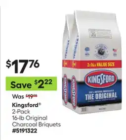 Lowe's 2-Pack 16-lb Original Charcoal Briquets offer