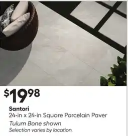 Lowe's Santori 24-in x 24-in Square Porcelain Paver offer