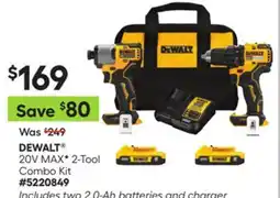 Lowe's 20V MAX 2-Tool Combo Kit offer
