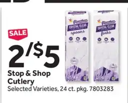 Stop&Shop Stop & Shop Cutlery offer