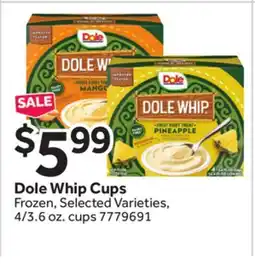 Stop&Shop Dole Whip Cups offer