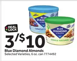Stop&Shop Blue Diamond Almonds offer