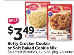 Stop&Shop Betty Crocker Cookie or Soft Baked Cookie Mix offer