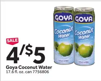 Stop&Shop Goya Coconut Water offer