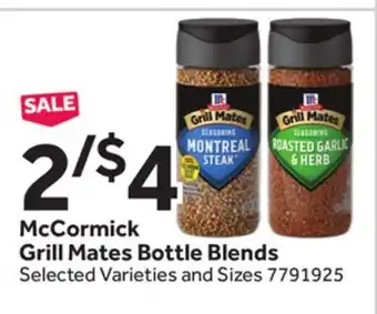 Stop&Shop McCormick Grill Mates Bottle Blends offer