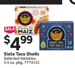 Stop&Shop Siete Taco Shells offer