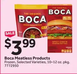 Stop&Shop Boca Meatless Products offer