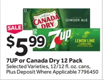 Stop&Shop 7UP or Canada Dry offer