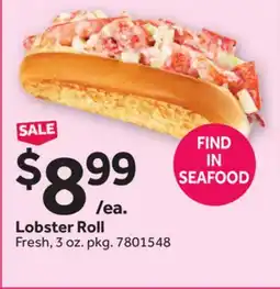 Stop&Shop Lobster Roll offer